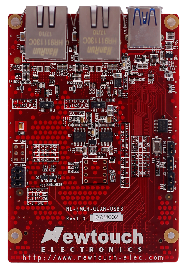 Gigabit Ethernet & USB3.0 FMC Card Product appearance